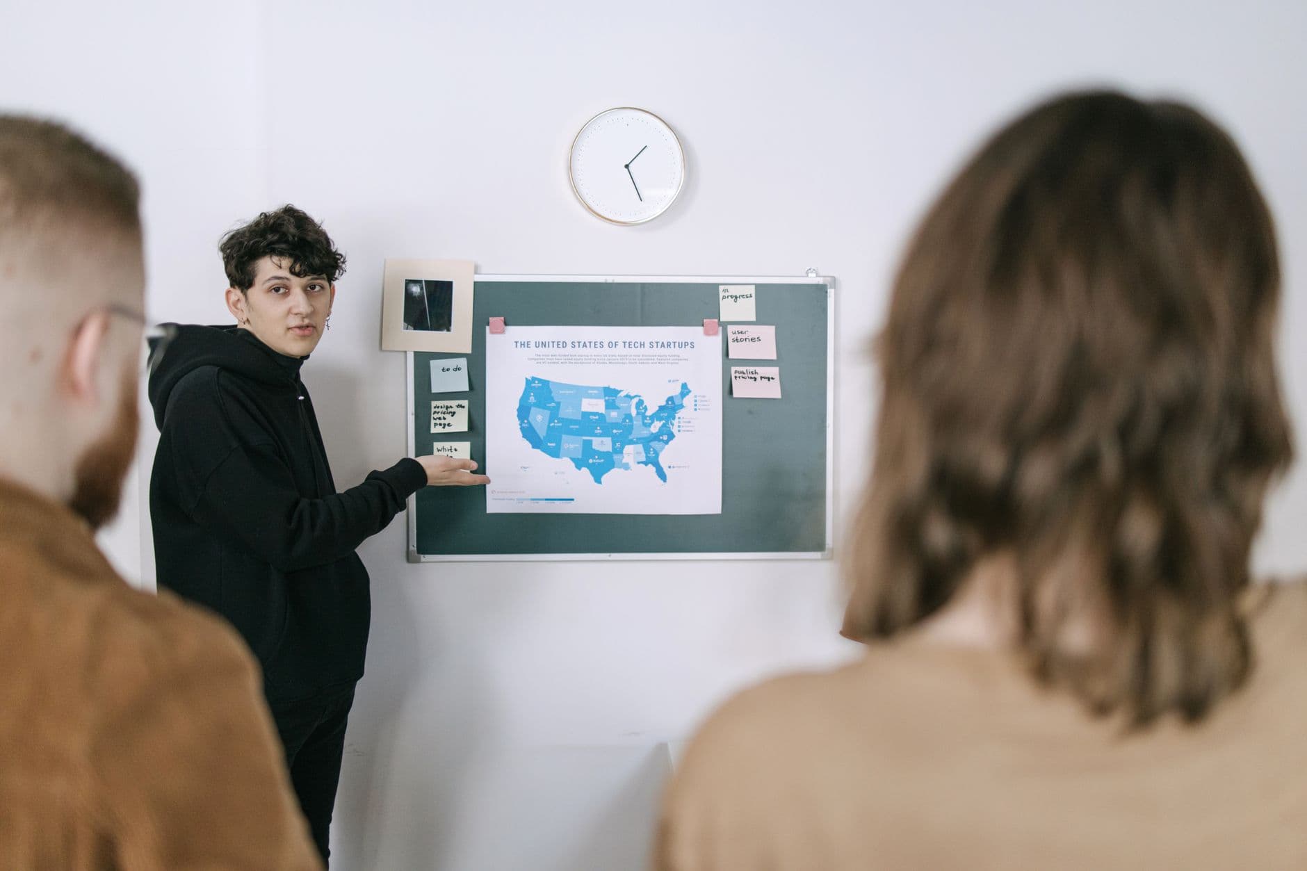 Map highlighting multiple US states for sales tax nexus
